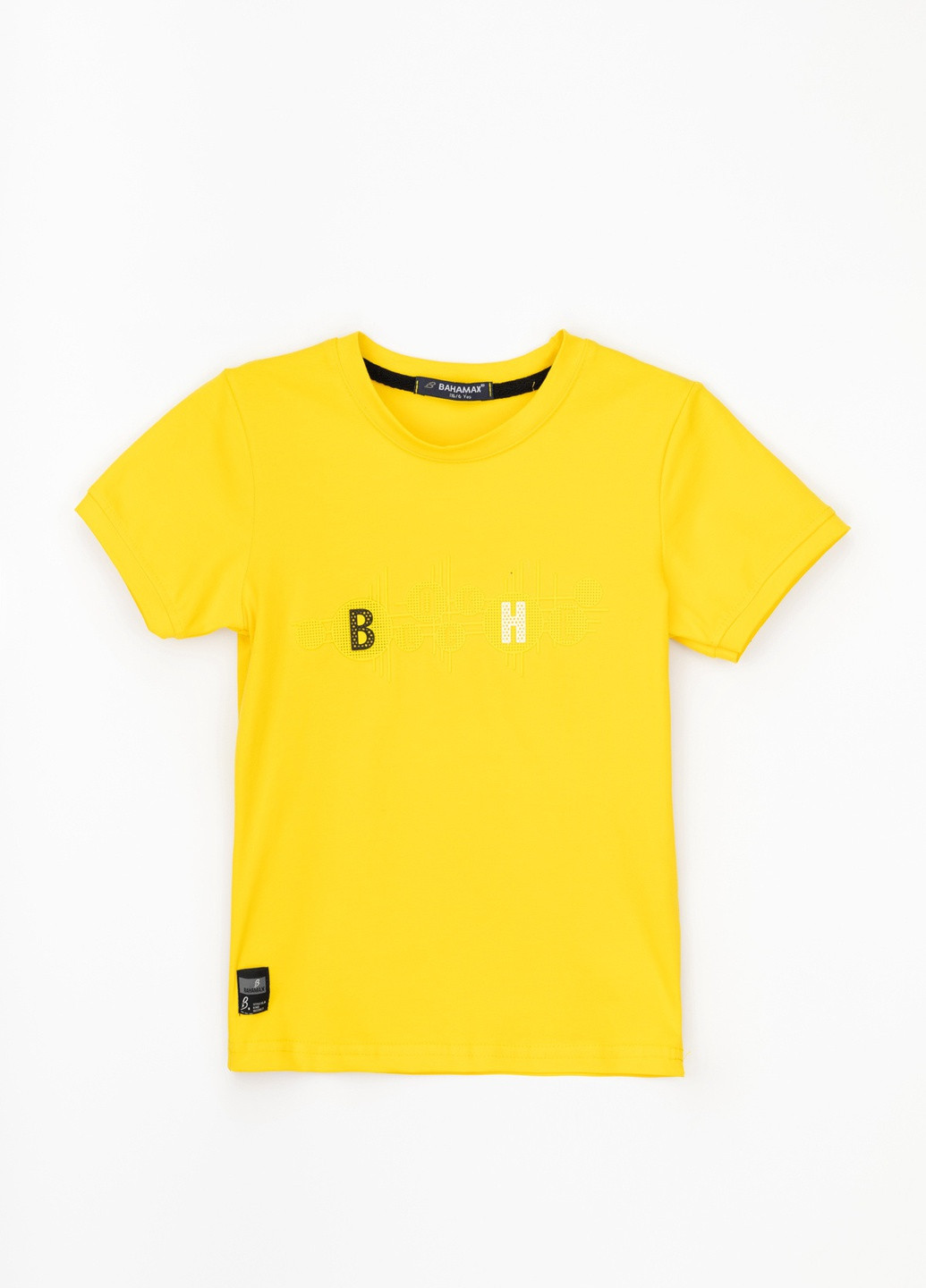 Желтая летняя футболка Bahamax