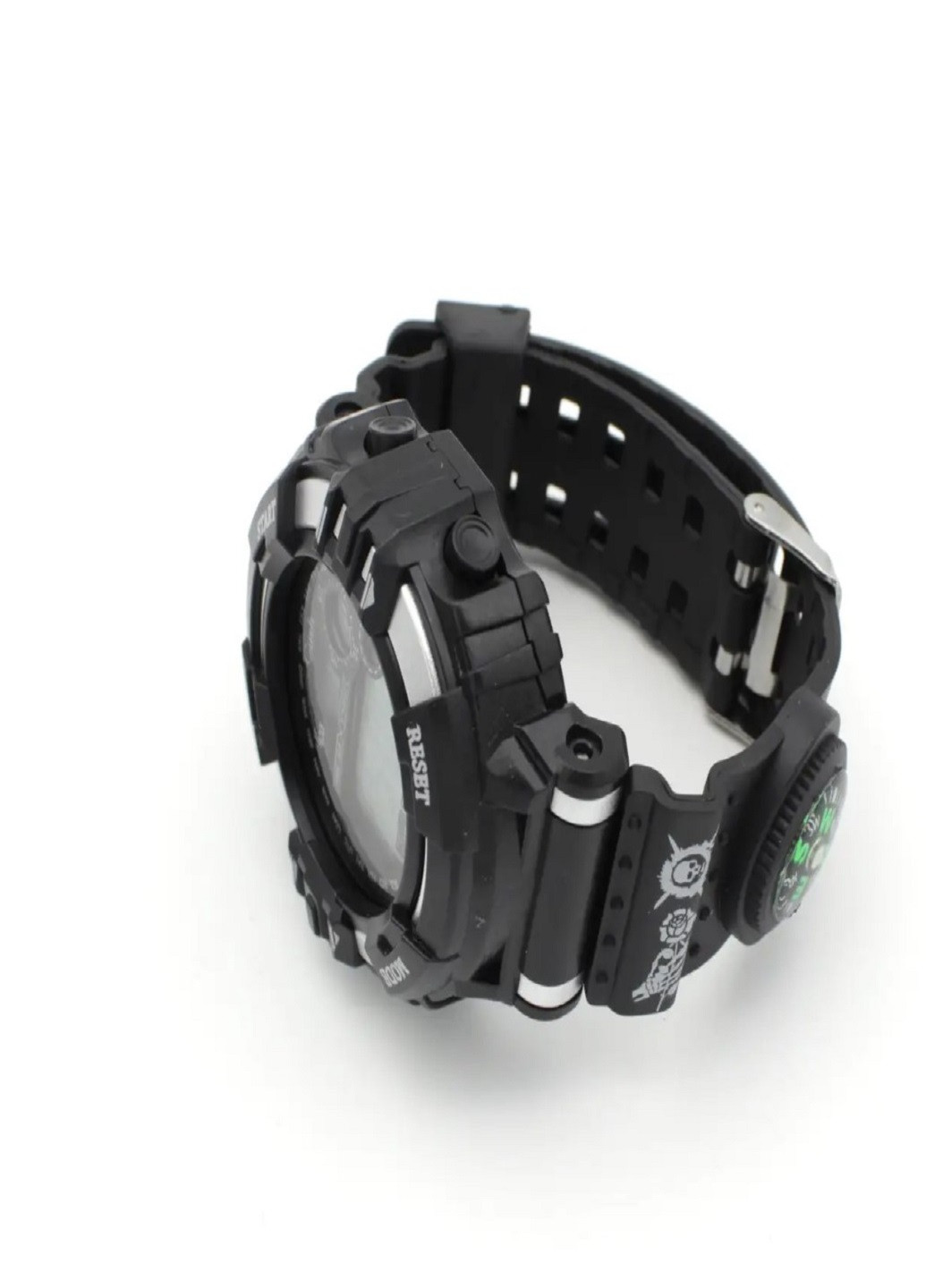 Універсальний водонепроникний наручний годинник з компасом Giish KL Чорний з Сірим VTech (259036307)