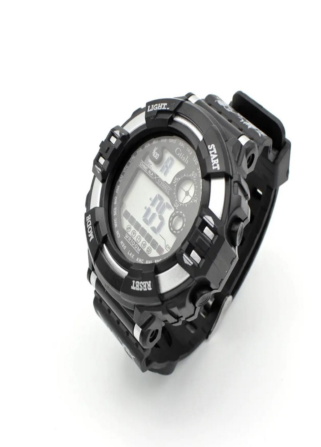 Универсальные водонепроницаемые наручные часы с компасом Giish KL Черный с Серым VTech (259036307)