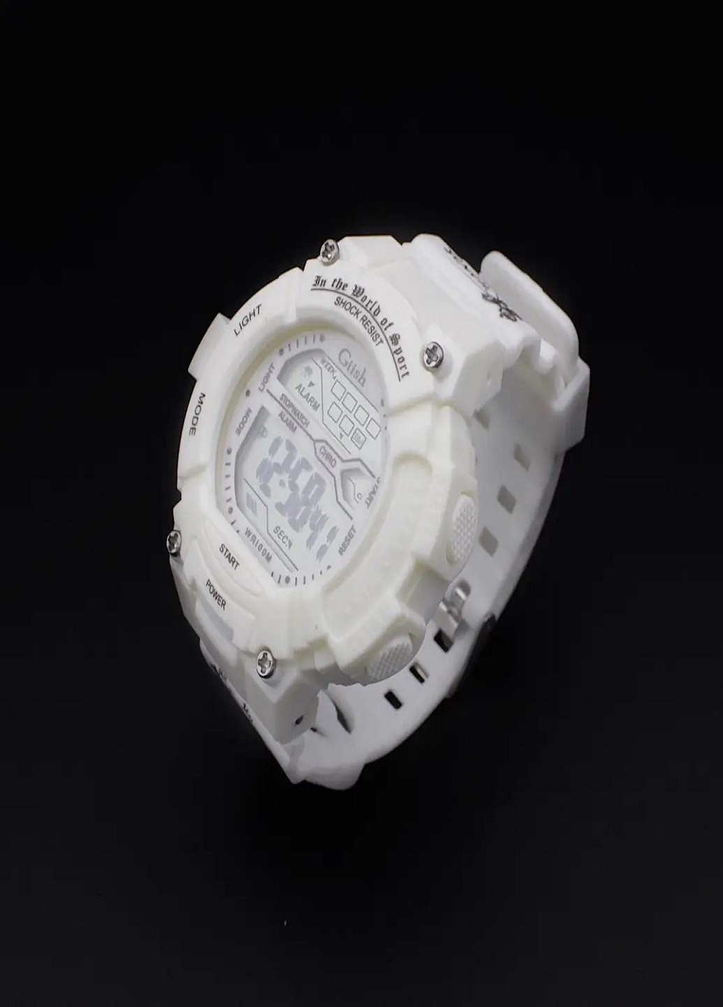 Универсальные водонепроницаемые наручные часы с компасом Giish TR Белые VTech (259040258)