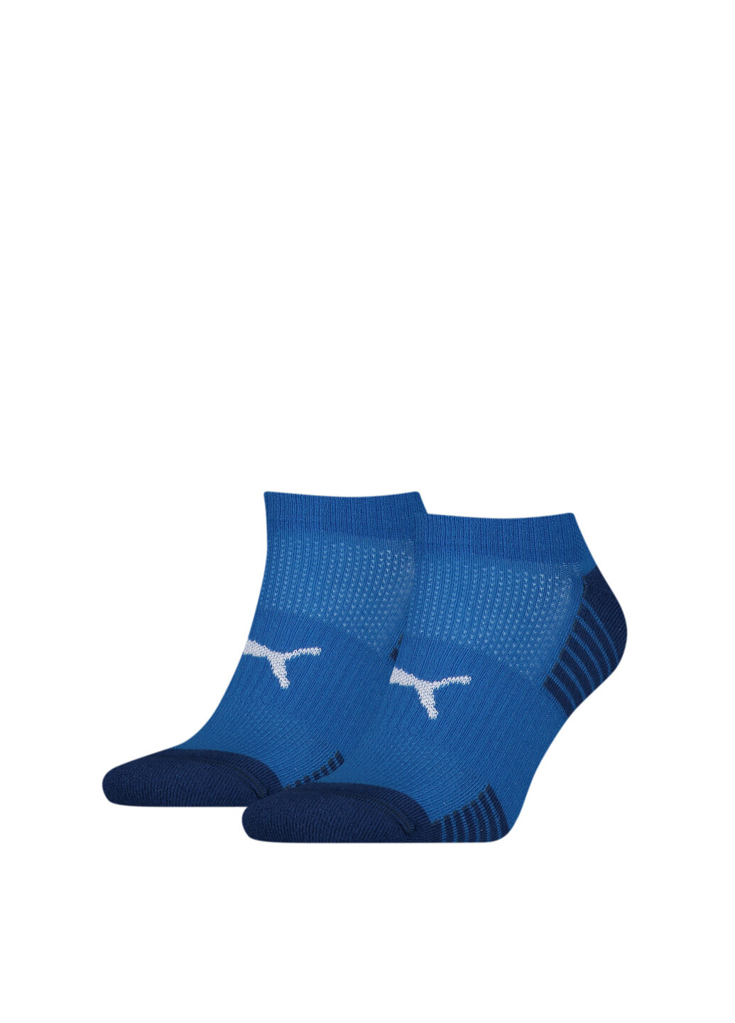 Носки Sport Cushioned Sneaker Socks 2 Pack Puma однотонные синие спортивные
