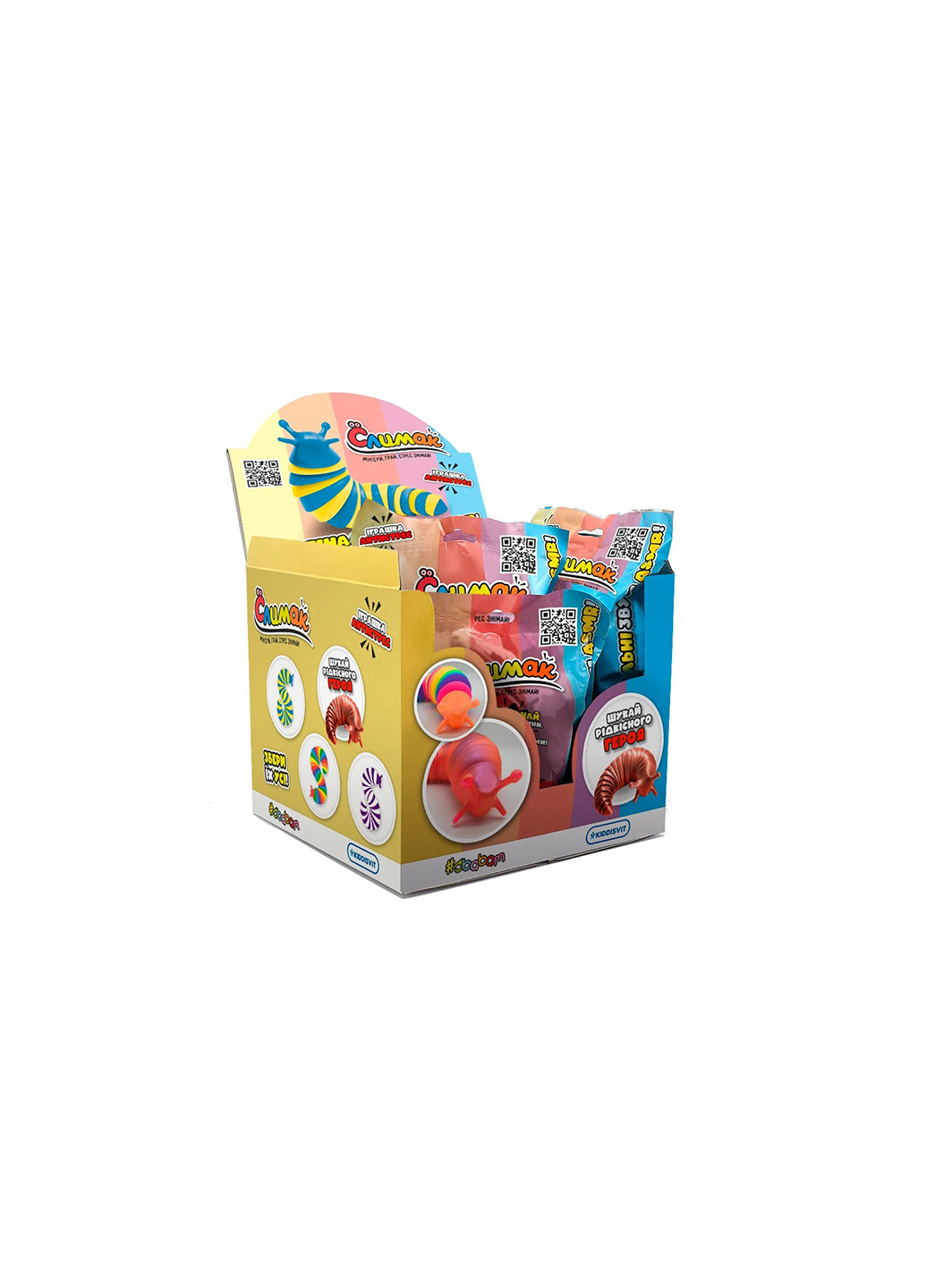 Коллекционная игрушка-антистресс 30/CN22 Слизняк в дисплее sbabam (259035117)