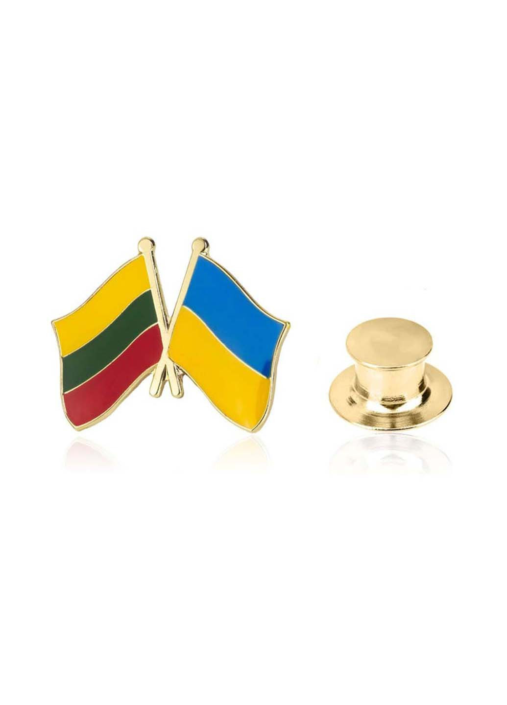 Значок Флаг Литва-Украина Broshe (259055499)