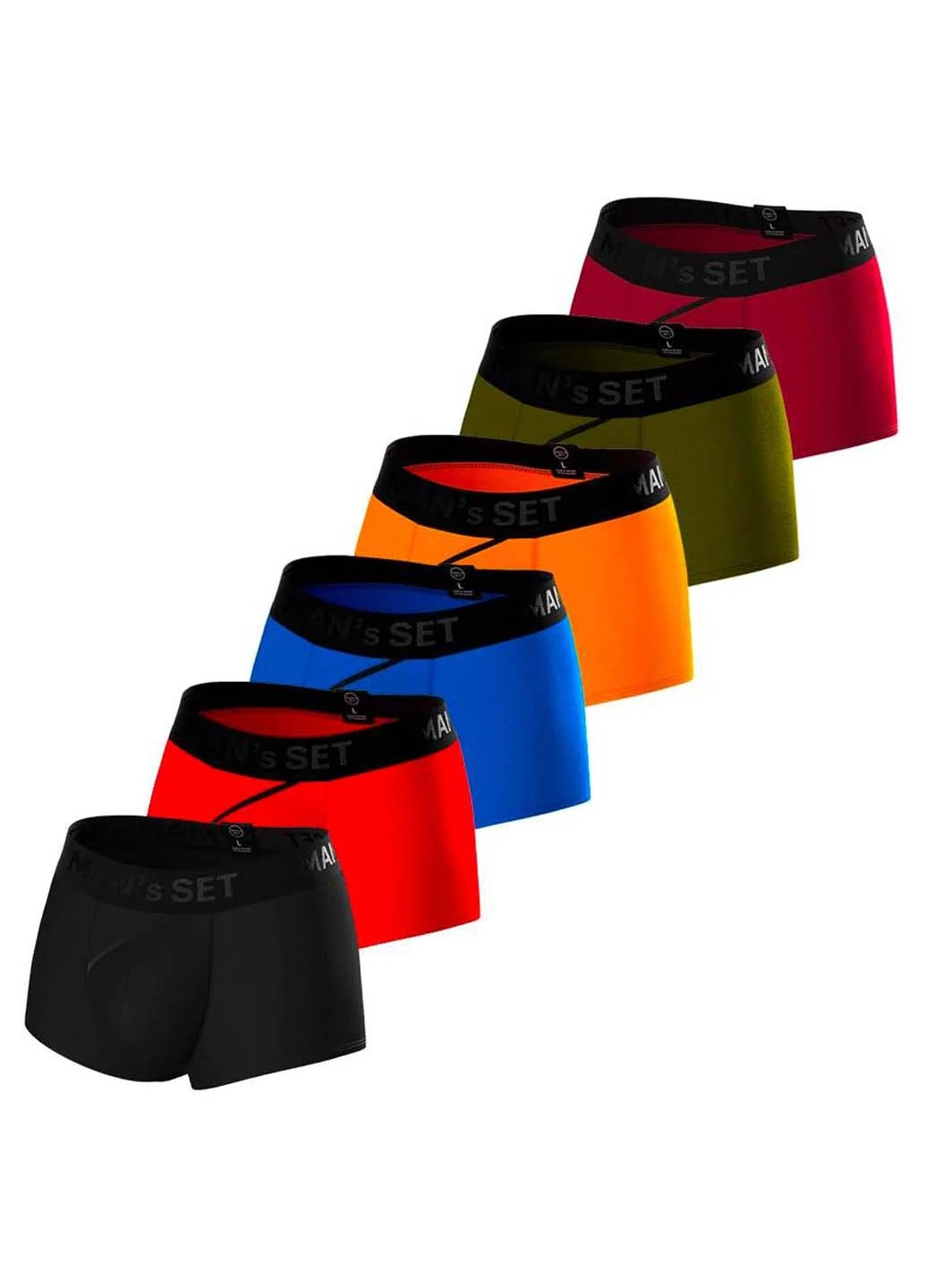 Комплект трусів Sport 2.0 Black Series 6шт MAN's SET (259055652)