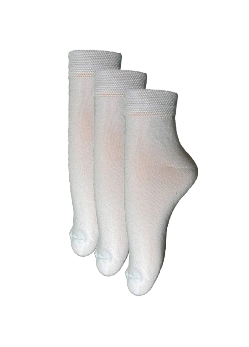 Белые ntf шкарпетки жін. (короткі) ws2c/sl-cl, bianco, р.36-40. набір (3 шт.) Siela однотонные (259038580)