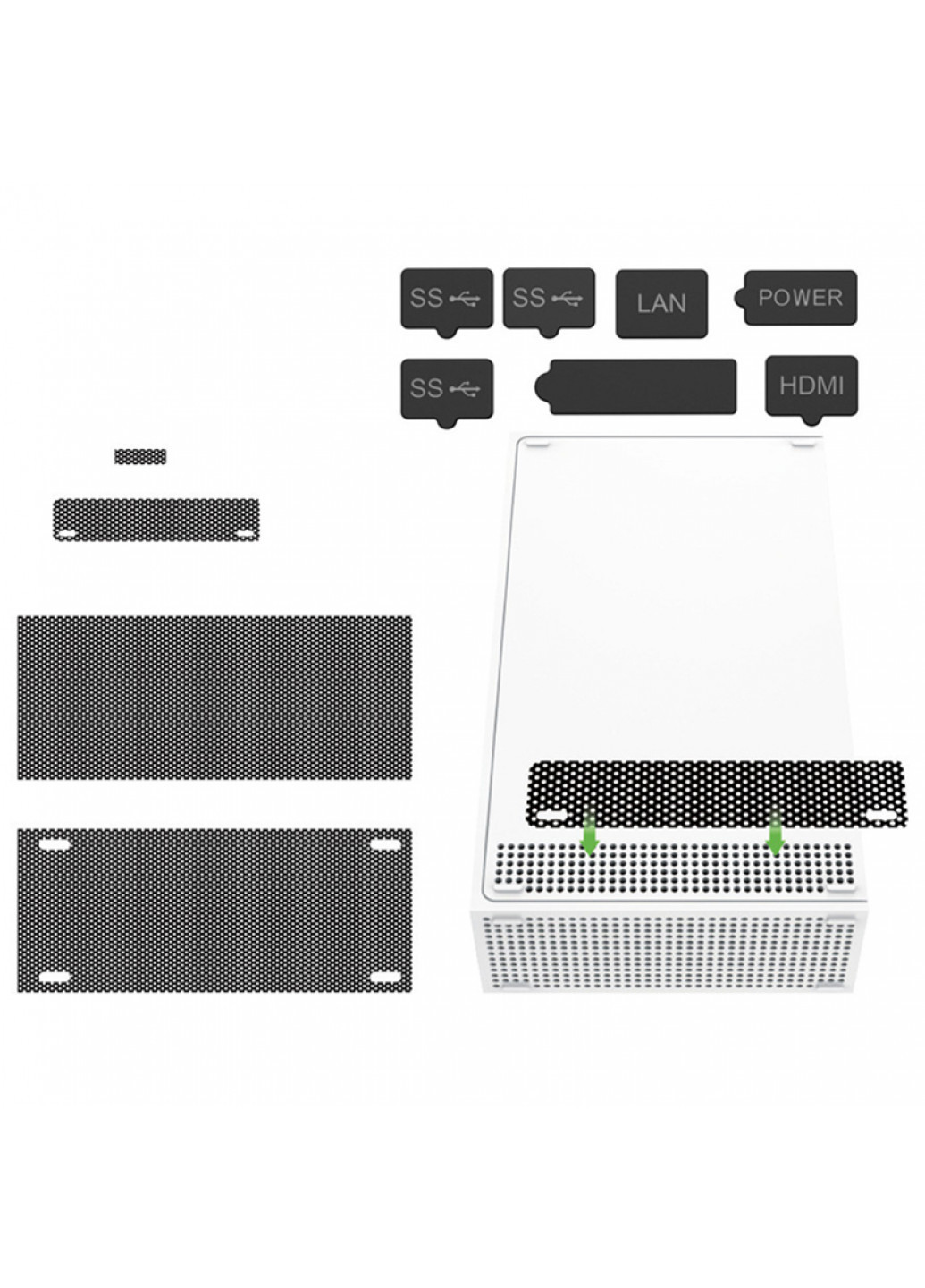 Защиты от пыли для Xbox Series S DOBE tyx-0669 (259062139)