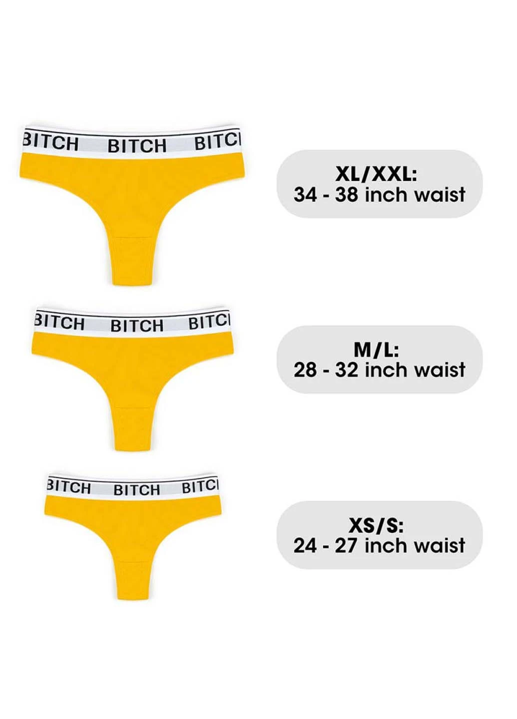 Вибрирующие трусики Bitch 34~38 inch waist Large Lovetoy (259110277)