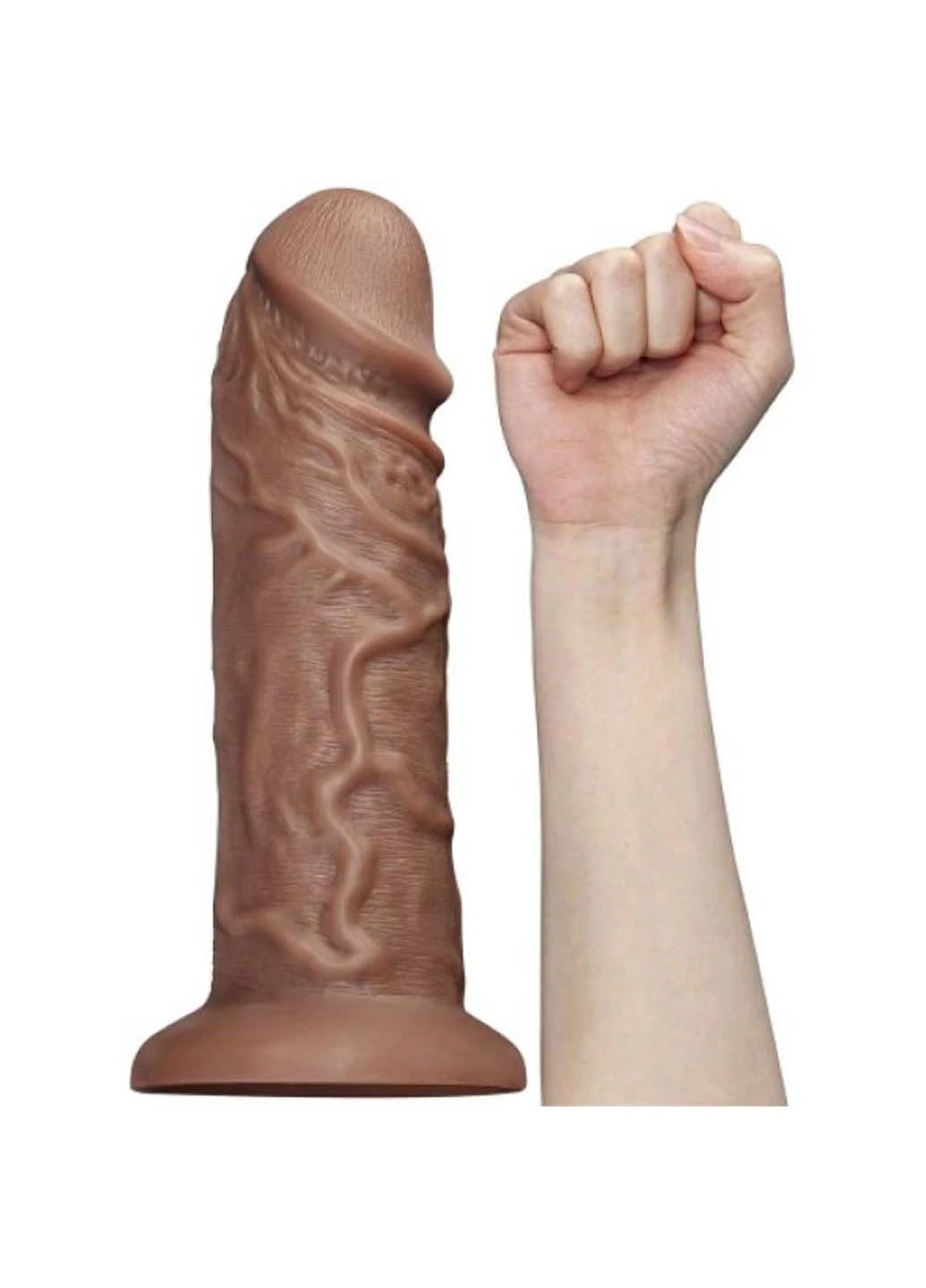 Вибратор гигант с пультом Realistic Chubby Vibrating Dildo 10.5 Lovetoy (259110278)