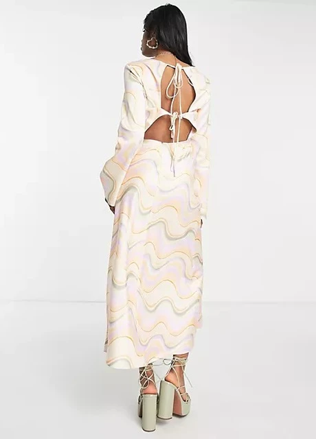 Желтое платье Topshop