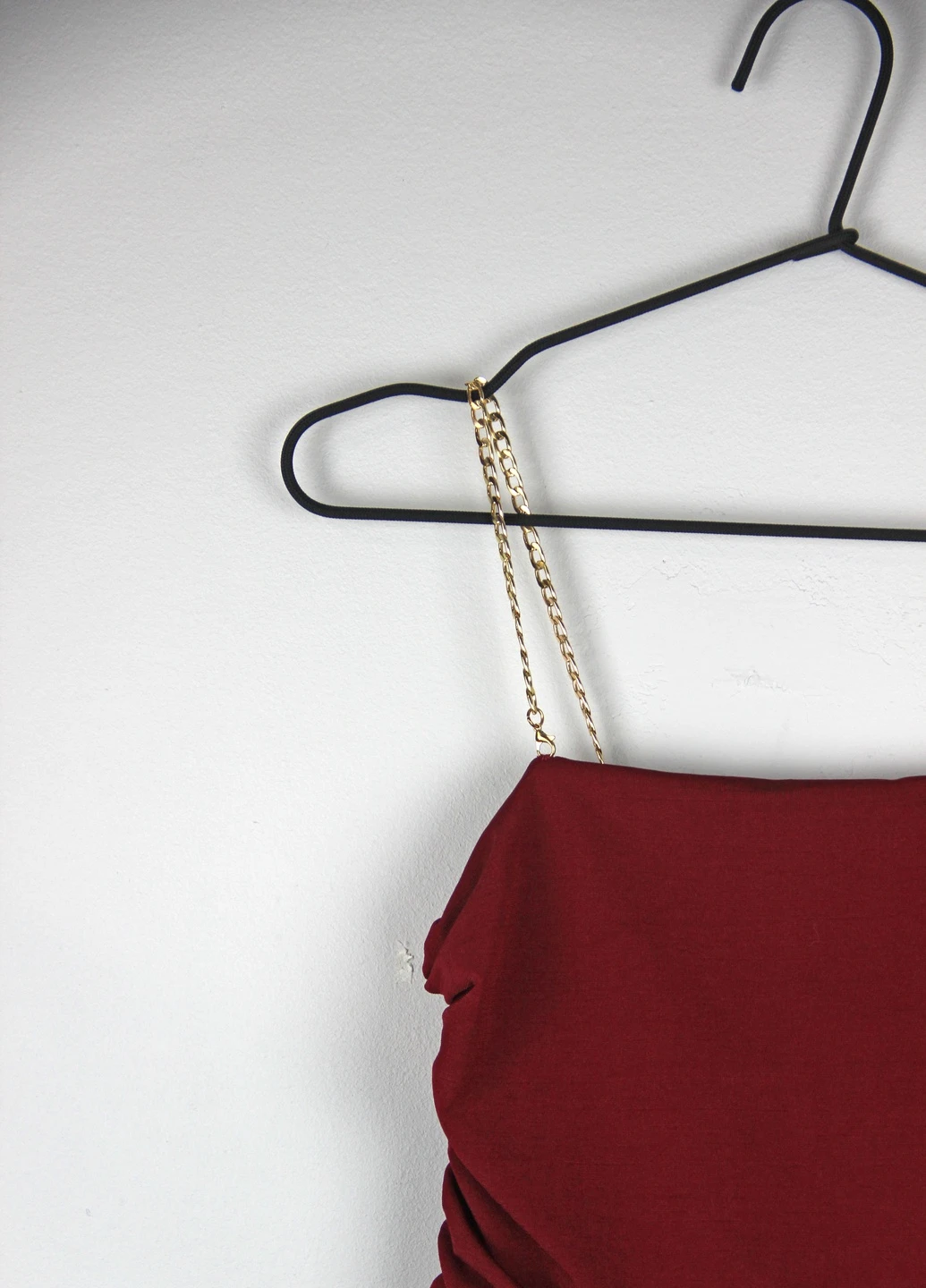 Бордовое платье Missguided