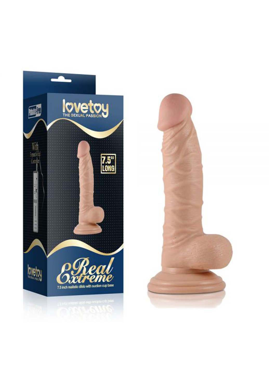 Фалоимитатор на присоске Real Extreme Dildo 7.5 Lovetoy (259110126) ‣  Купить в интернет-магазине Каста ‣ Киев, Одесса, Харьков ‣ Доставка по всей  Украине! (#259110126)