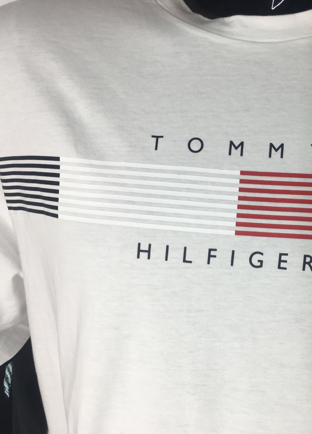 Белая футболка с коротким рукавом Tommy Hilfiger