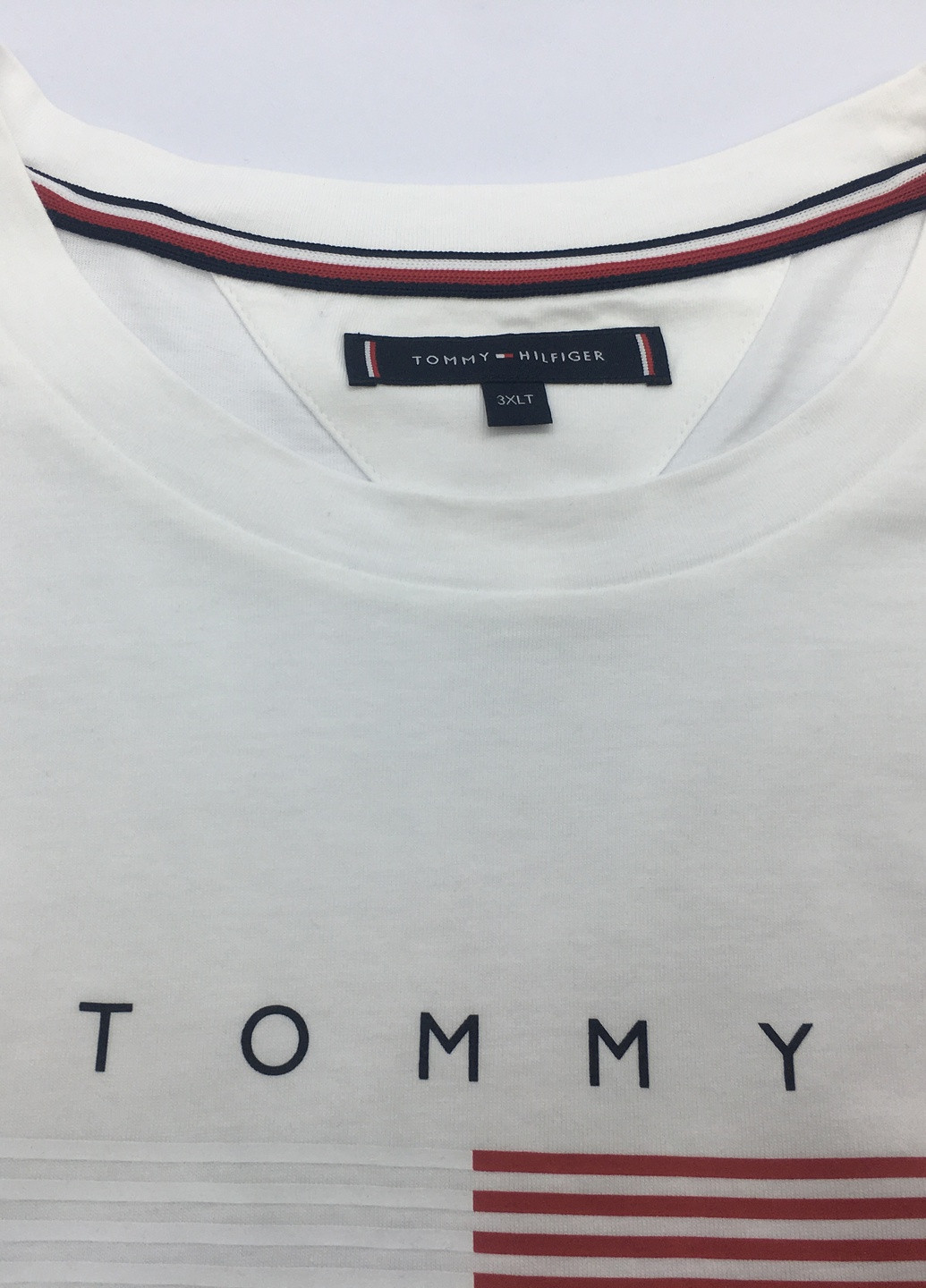 Белая футболка с коротким рукавом Tommy Hilfiger