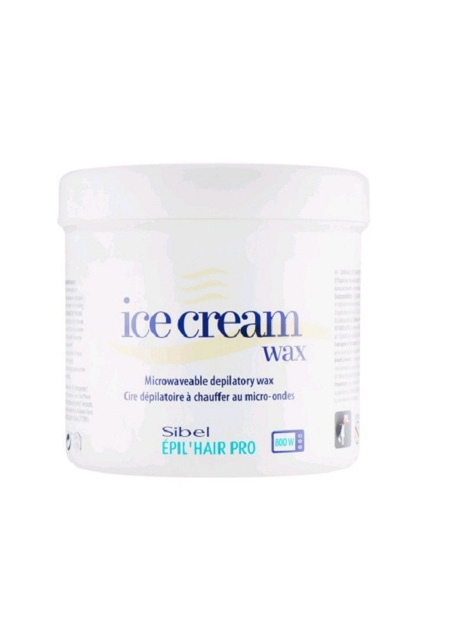 Воск для депиляции для разогрева в микроволновке 400 мл IIce Cream Wax Sibel epil'hair pro (259115986)