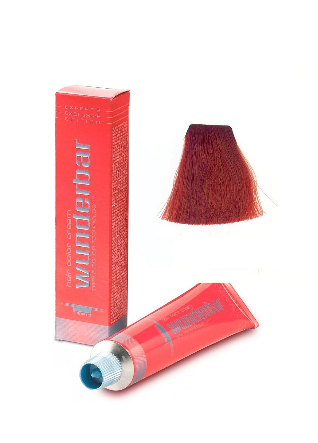 Крем-краска для волос амиачная 0.44 copper mix 60 мл Wunderbar сolor сream (259115975)