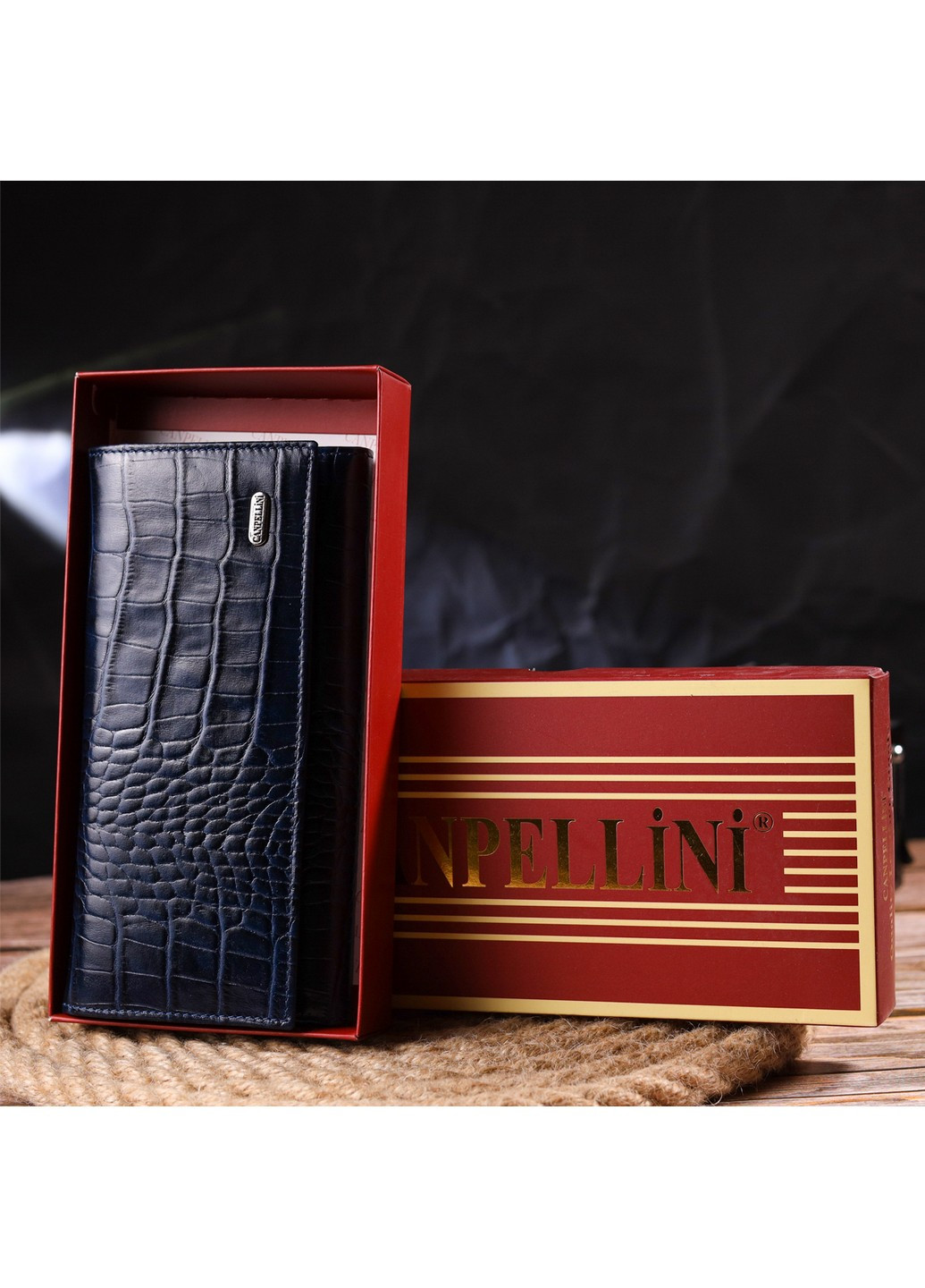 Гаманець шкіряний жіночий 19,2 х10, 2х2, 5 см Canpellini (259091587)