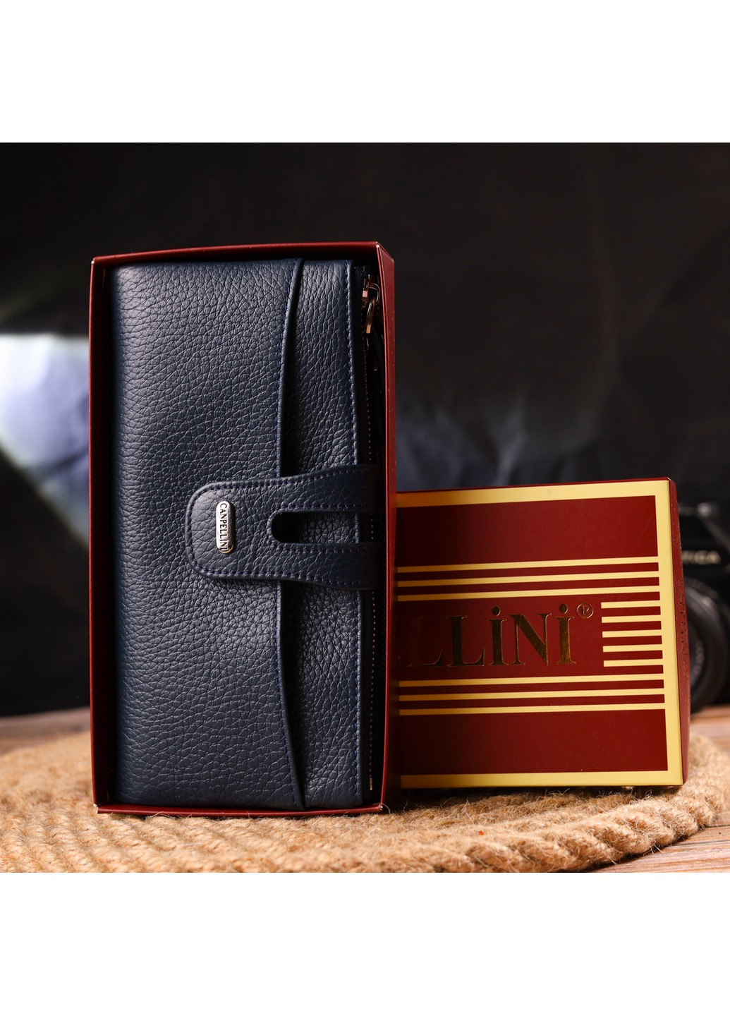 Кошелек кожаный женский 19х9,5х1,5 см Canpellini (259090565)