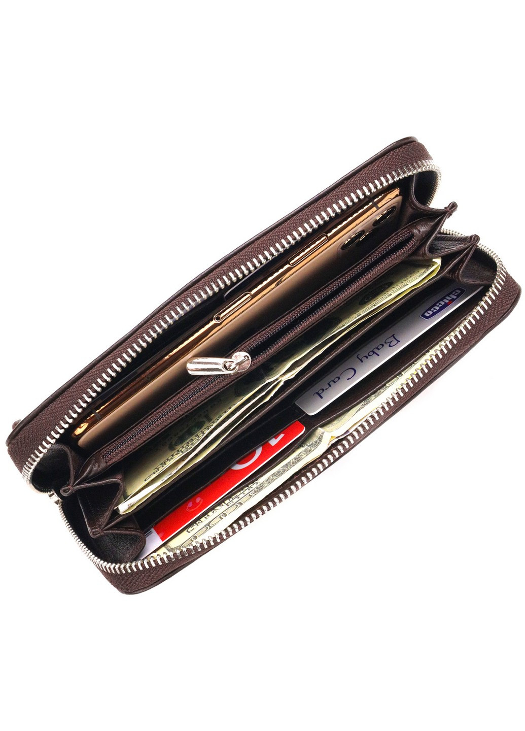 Гаманець шкіряний жіночий 19х9, 5х2, 5 см Canpellini (259090537)