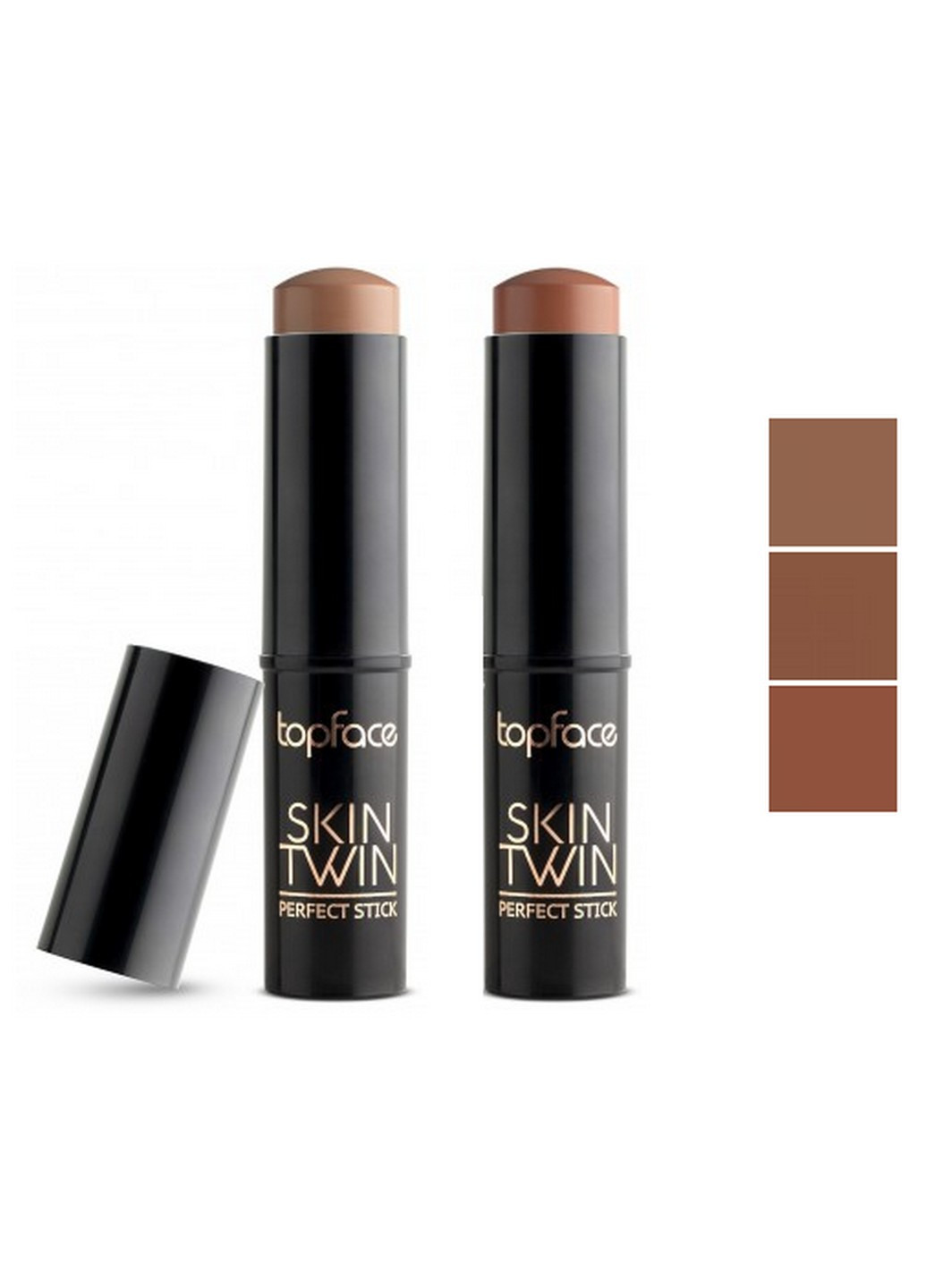 Контуринг-стик для макияжа лица Skin Twin Perfect, № 02 9 г TopFace (259091803)