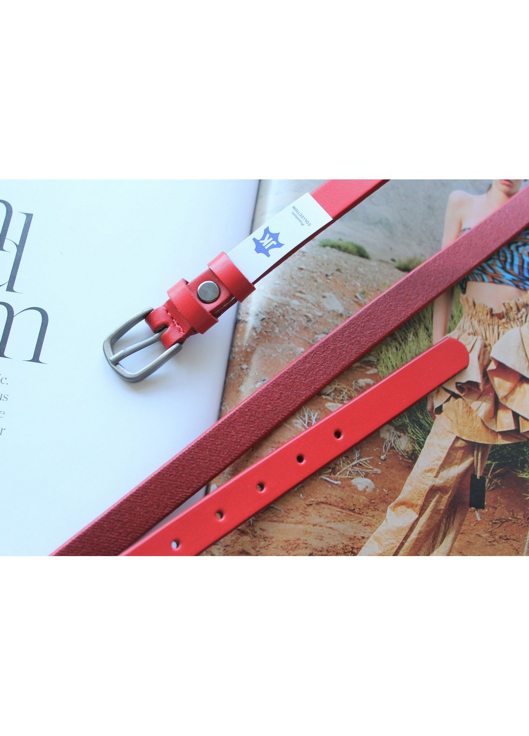 Жіночий шкіряний вузький ремінь 110х1,3 см LeathART (259092975)