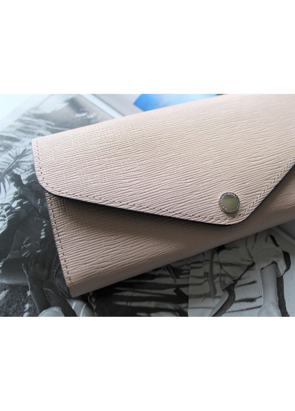 Кожаный женский кошелек ручной работы 20х10х3 см LeathART (259090882)