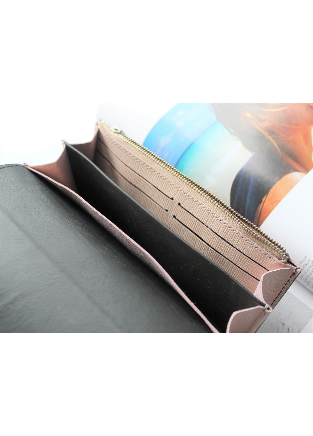 Кожаный женский кошелек ручной работы 20х10х3 см LeathART (259090882)