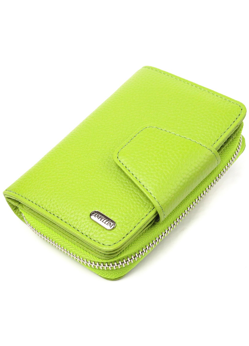 Кошелек кожаный женский 9,5х13,2х3 см Canpellini (259090557)