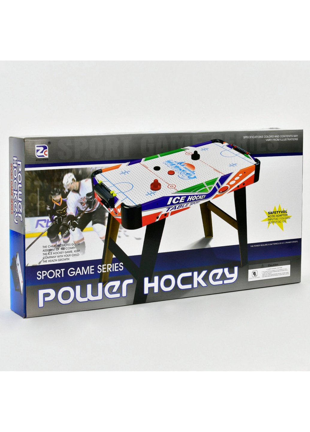 Настольная игра "Аэрохоккей. Power Hockey" 80х42,5х60 см No Brand (259091464)