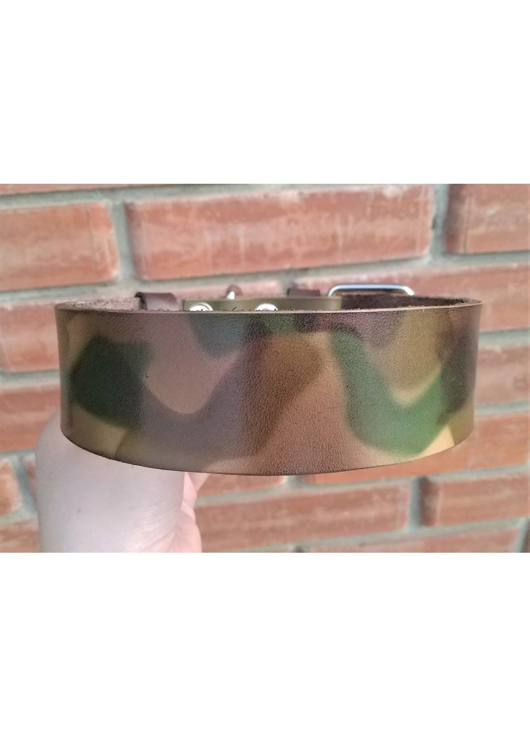 Кожаный ошейник для собак M(30-44 см) Lockdog (259093059)