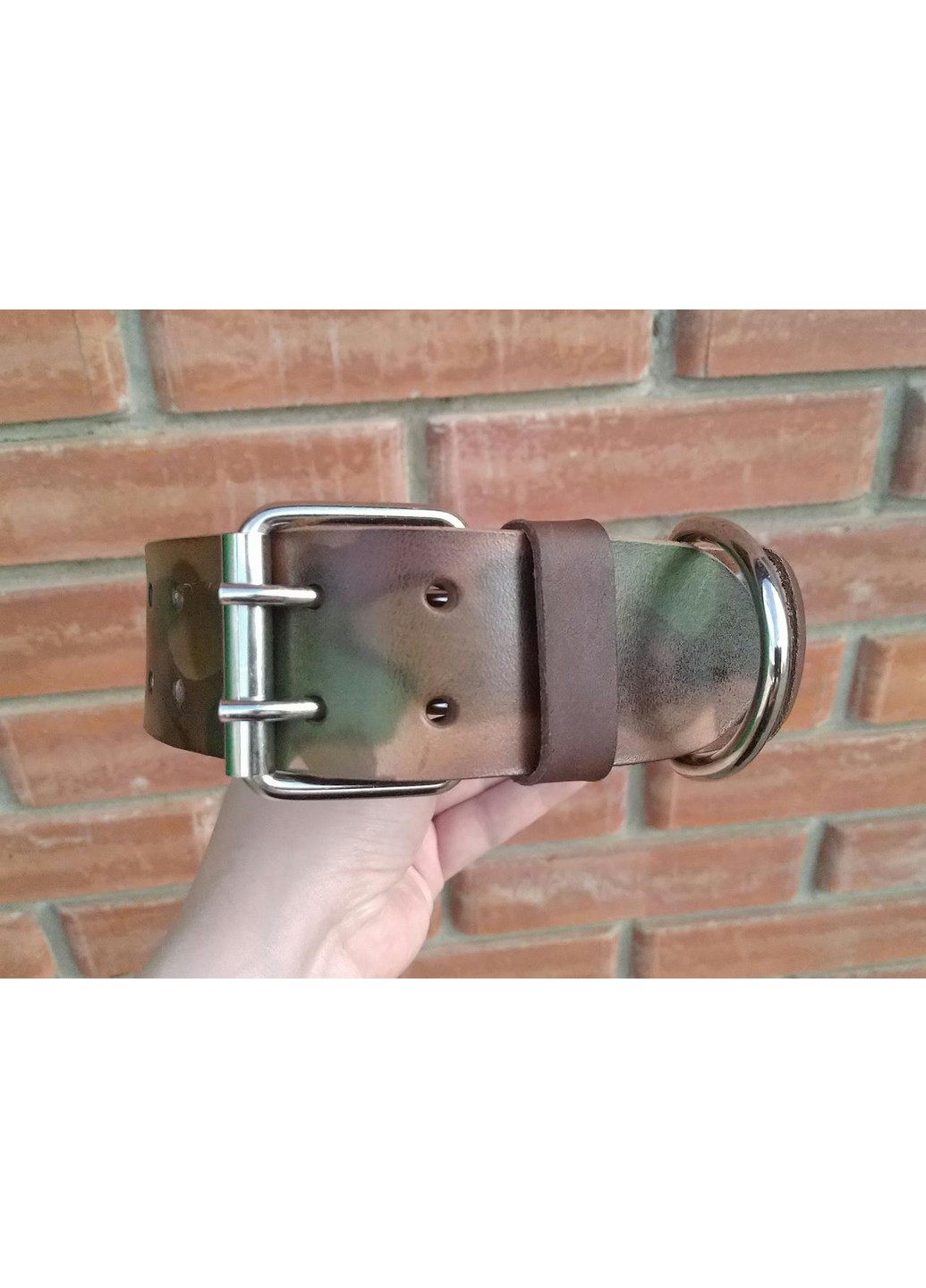 Шкіряний нашийник для собак M(30-44 см) Lockdog (259093059)