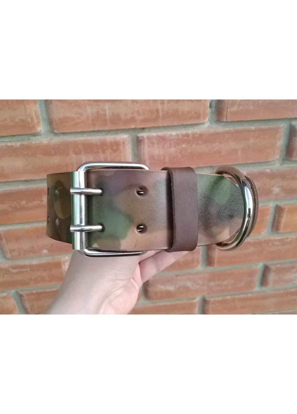 Кожаный ошейник для собак M(30-44 см) Lockdog (259093059)