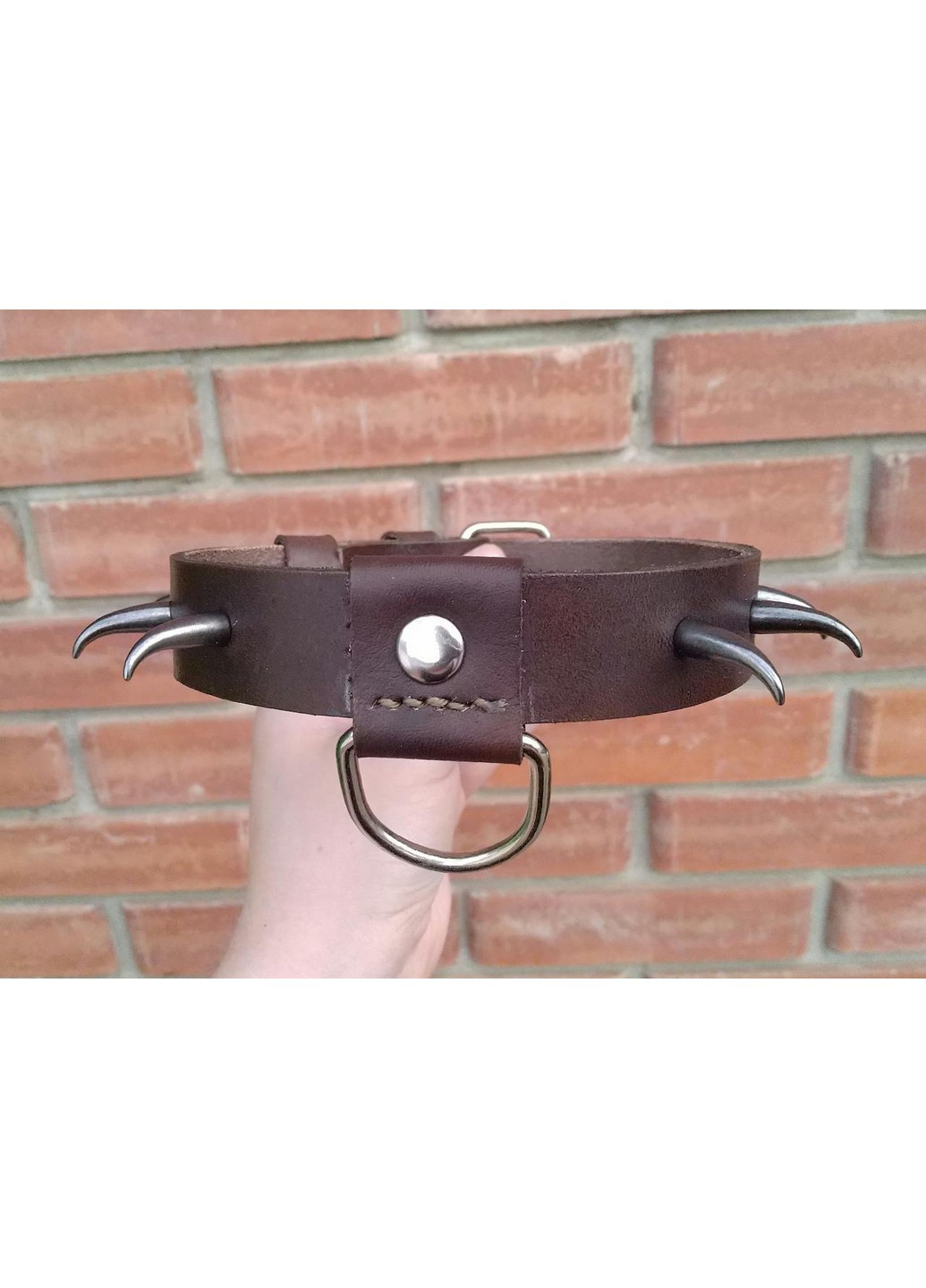 Кожаный ошейник M(30-44 см) Lockdog (259093786)