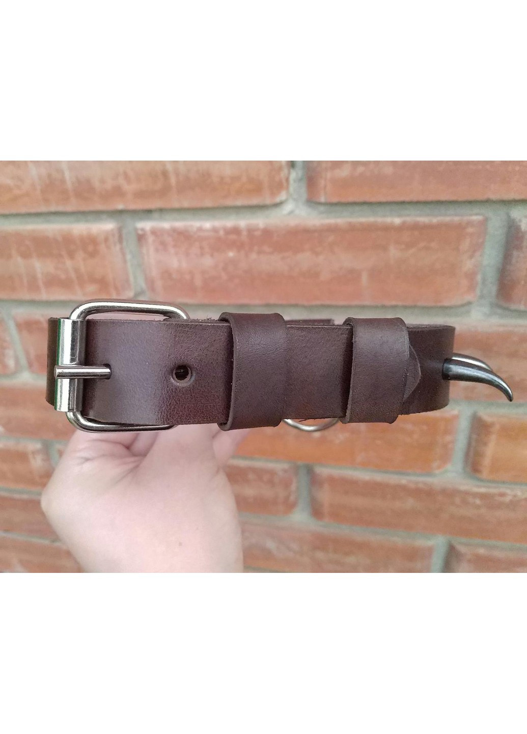 Кожаный ошейник M(30-44 см) Lockdog (259093786)