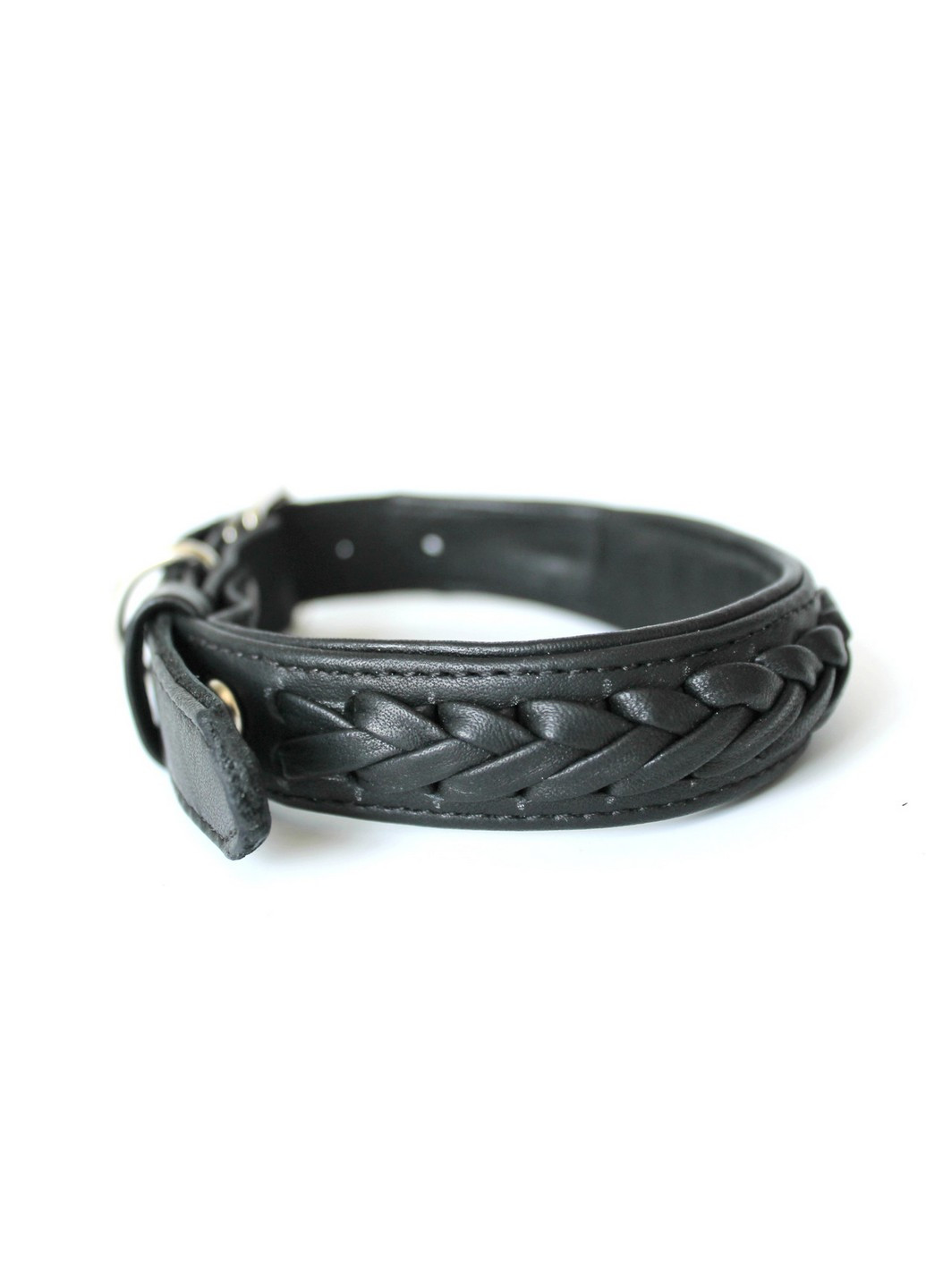 Шкіряний нашийник для собак M(30-44 см) Lockdog (259092059)