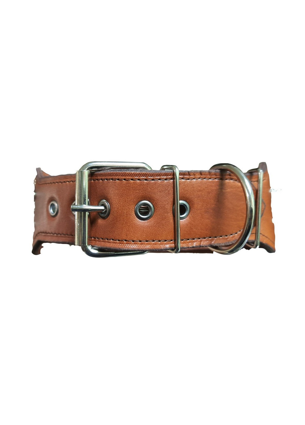 Кожаный ошейник-бандана с шипами L(45-55 см) Lockdog (259093784)