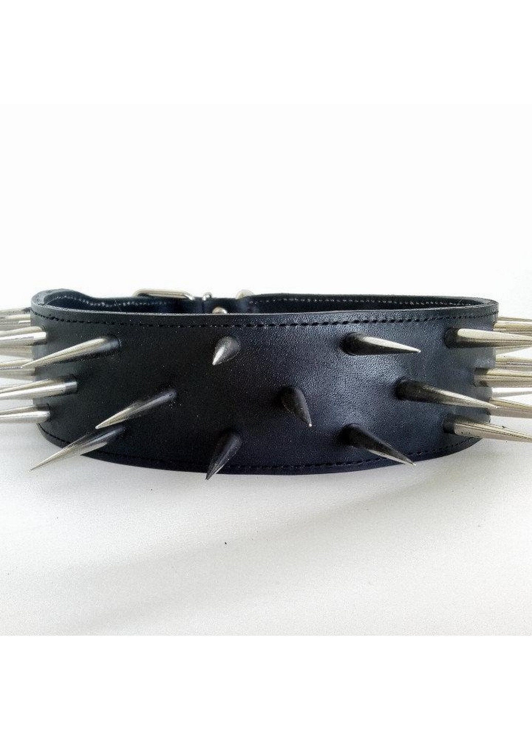 Захисний шкіряний нашийник ручної роботи XL(56-70 см) Lockdog (259092048)