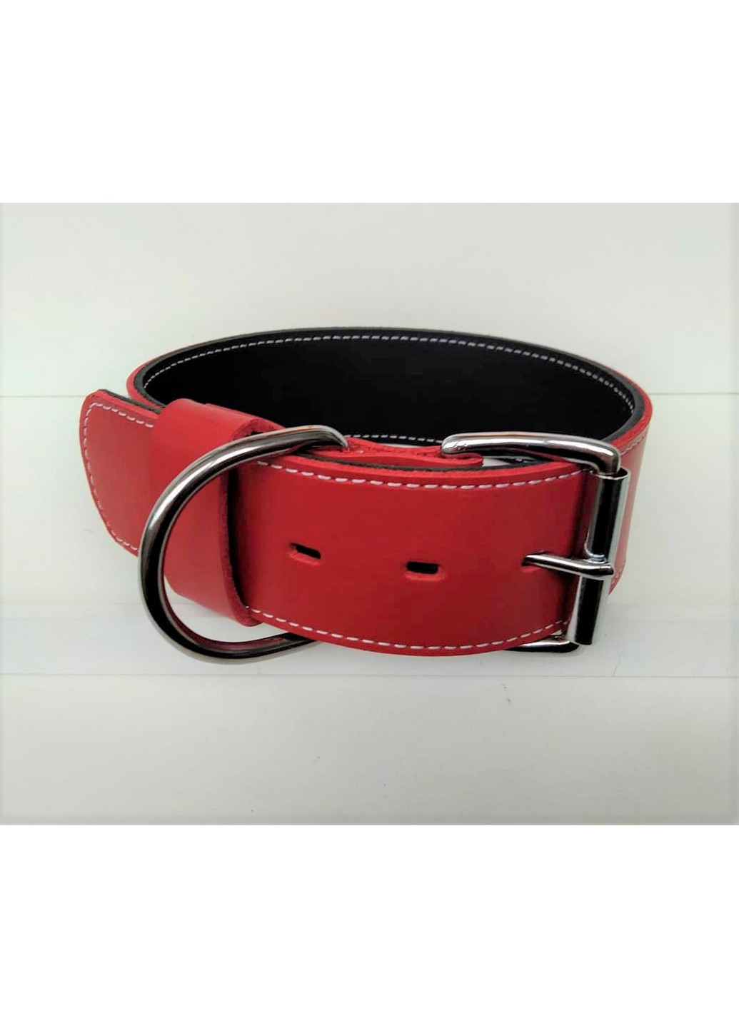 Шкіряний нашийник для собак M(30-44 см) Lockdog (259092042)