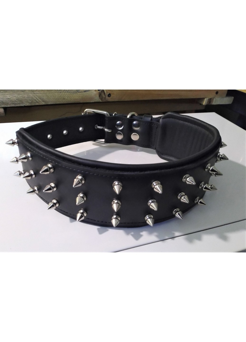 Кожаный ошейник M(30-44 см) Lockdog (259093050)