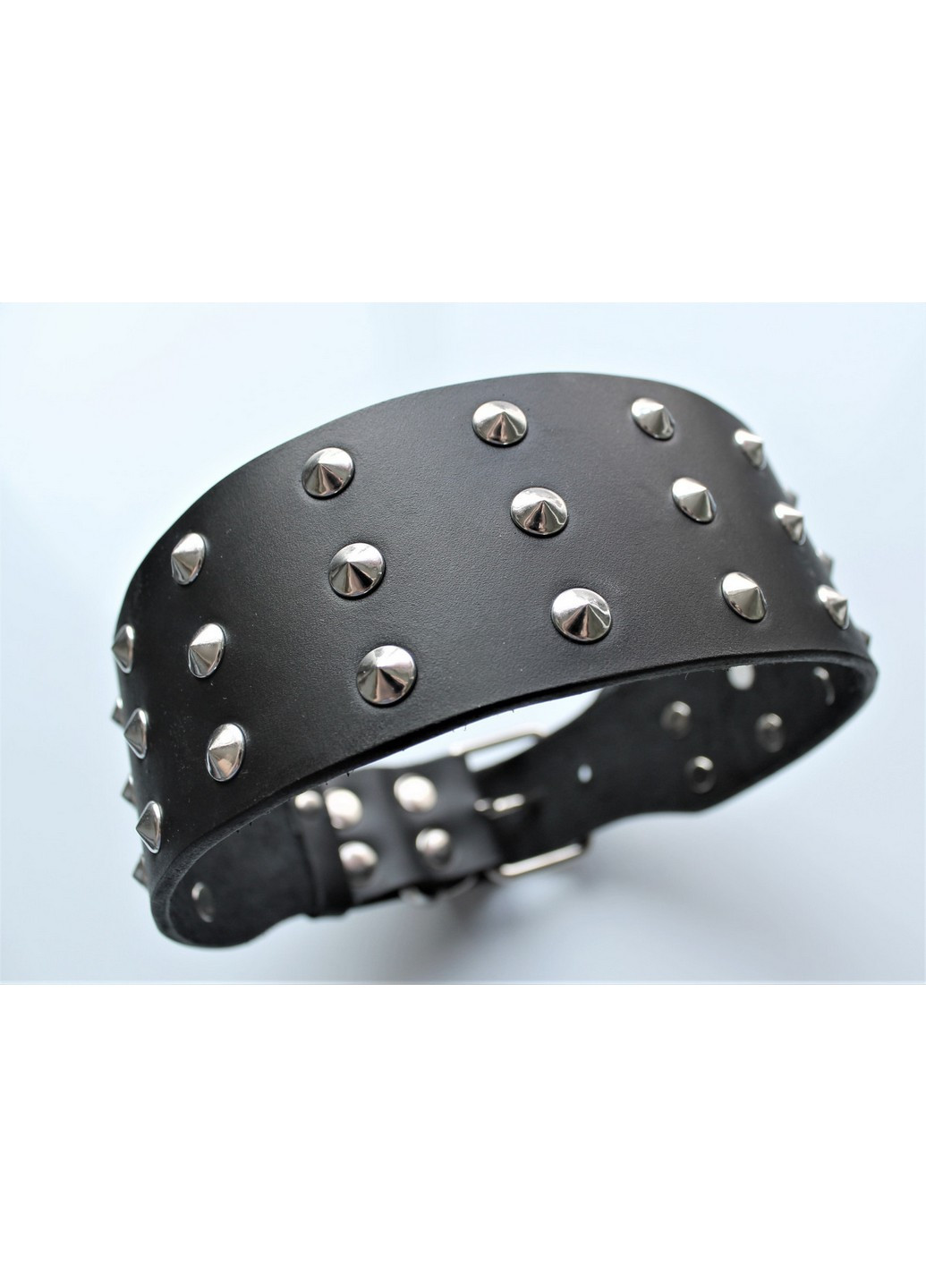 Шкіряний нашийник для собаки M(30-44 см) Lockdog (259090953)