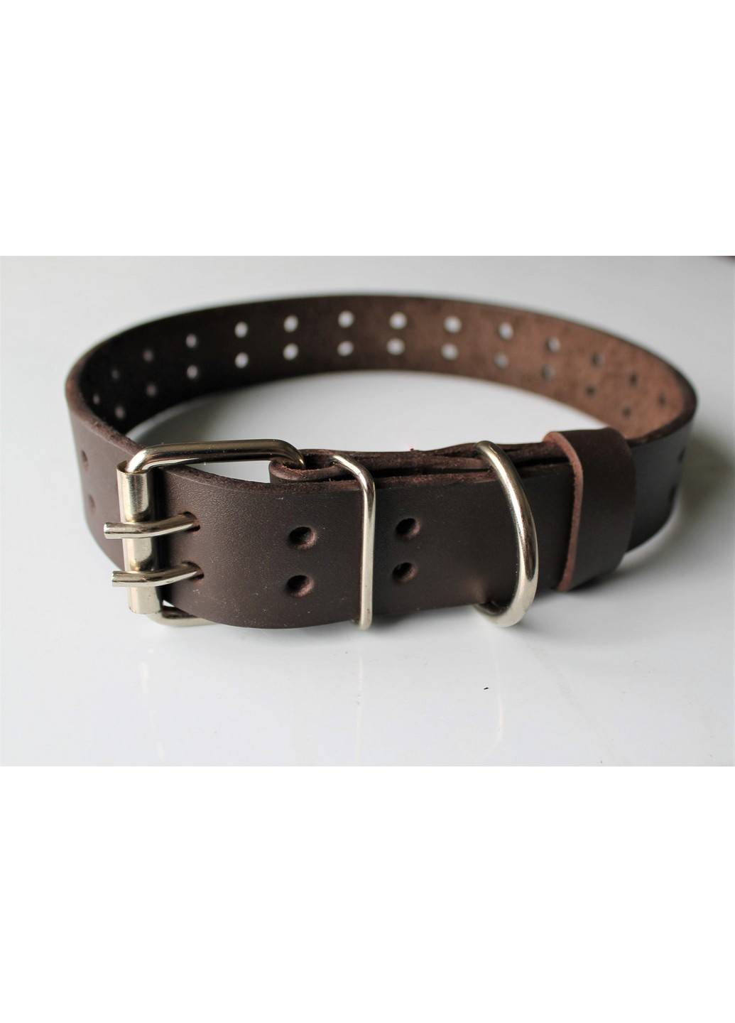 Ошейник из натуральной кожи XL(56-70 см) Lockdog (259090965)