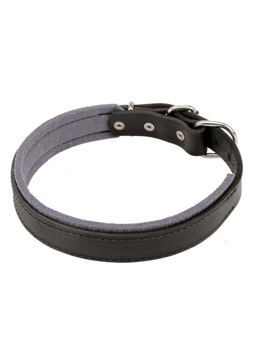 Ошейник с войлочной подкладкой XL(56-70 см) Lockdog (259092033)