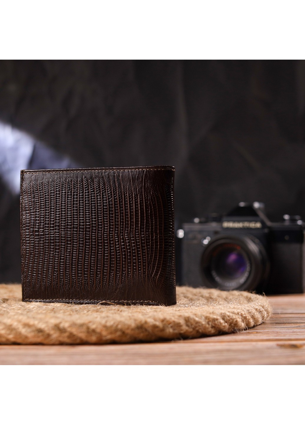 Кошелек кожаный мужской 11,5х9,8х1 см Canpellini (259090567)