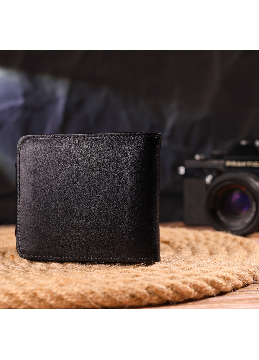 Портмоне кожаное мужское 11х9,5х1 см Canpellini (259090558)