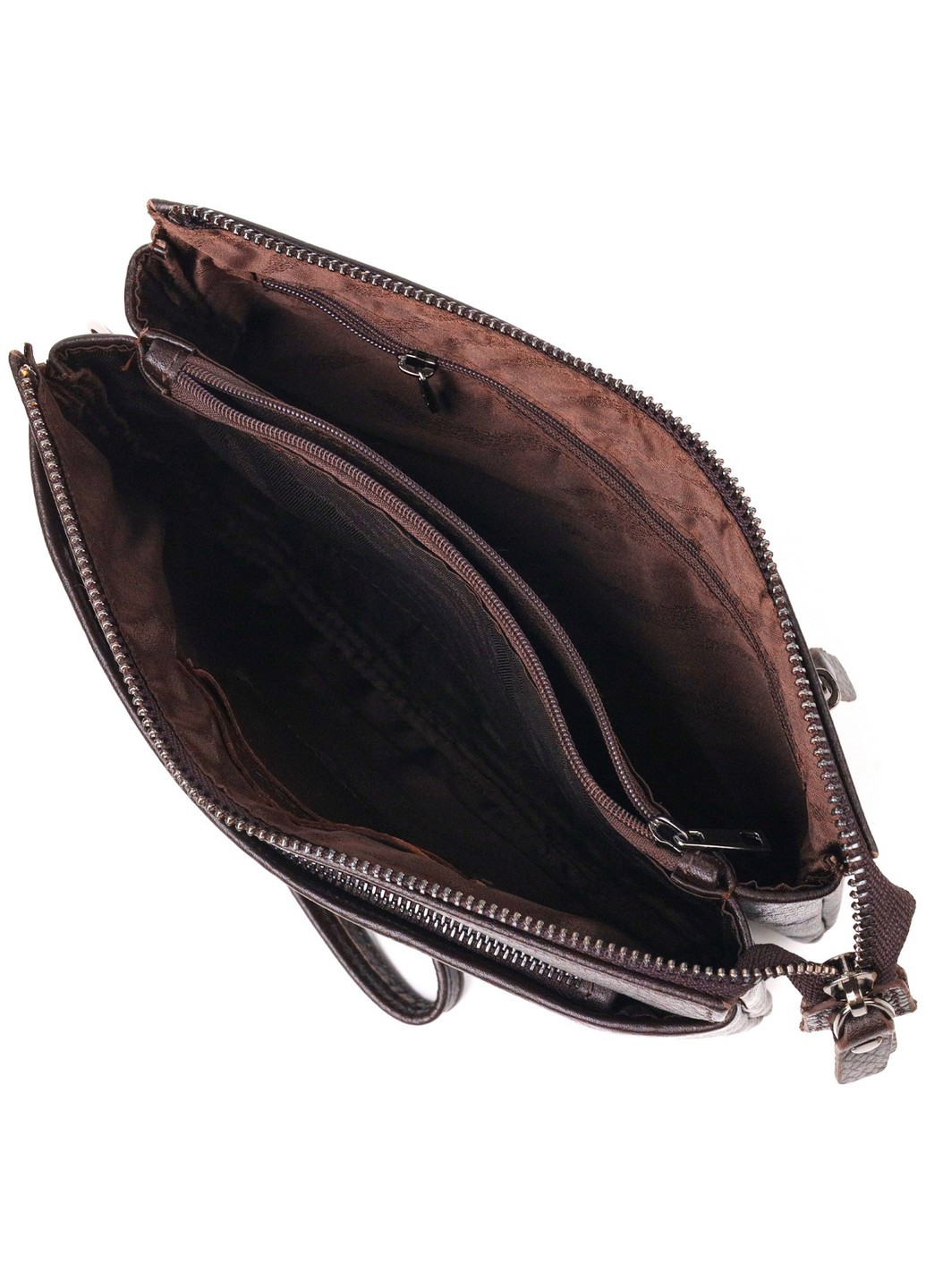 Клатч кожаный мужской 22,5х14х4 см Canpellini (259091575)