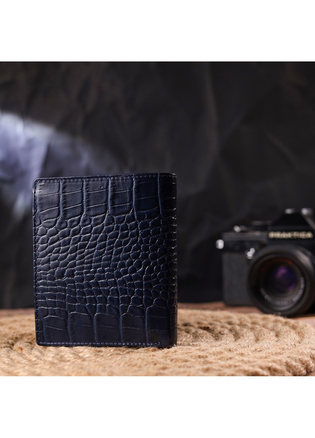 Портмоне кожаное мужское 10х11,5х1 см Canpellini (259091546)