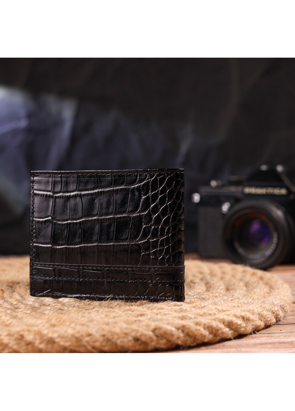 Затискач для грошей шкіряний 10,2 х8, 5х1 см Canpellini (259090573)