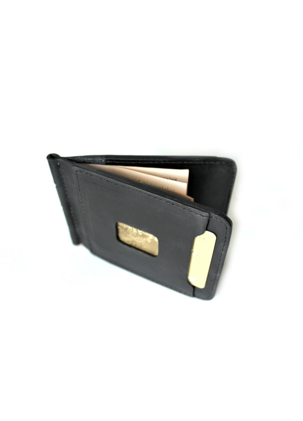 Мужской кожаный зажим 12х8,5х1 см LeathART (259092990)