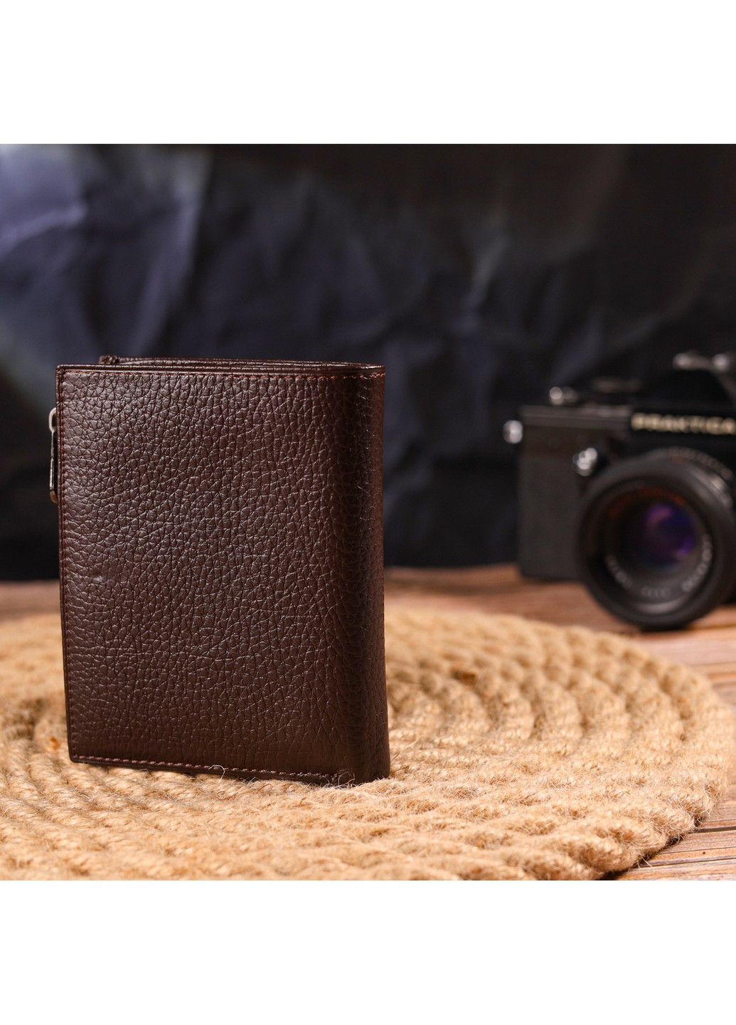 Гаманець шкіряний чоловічий 9,7 х11, 5х1, 5 см Canpellini (259090526)