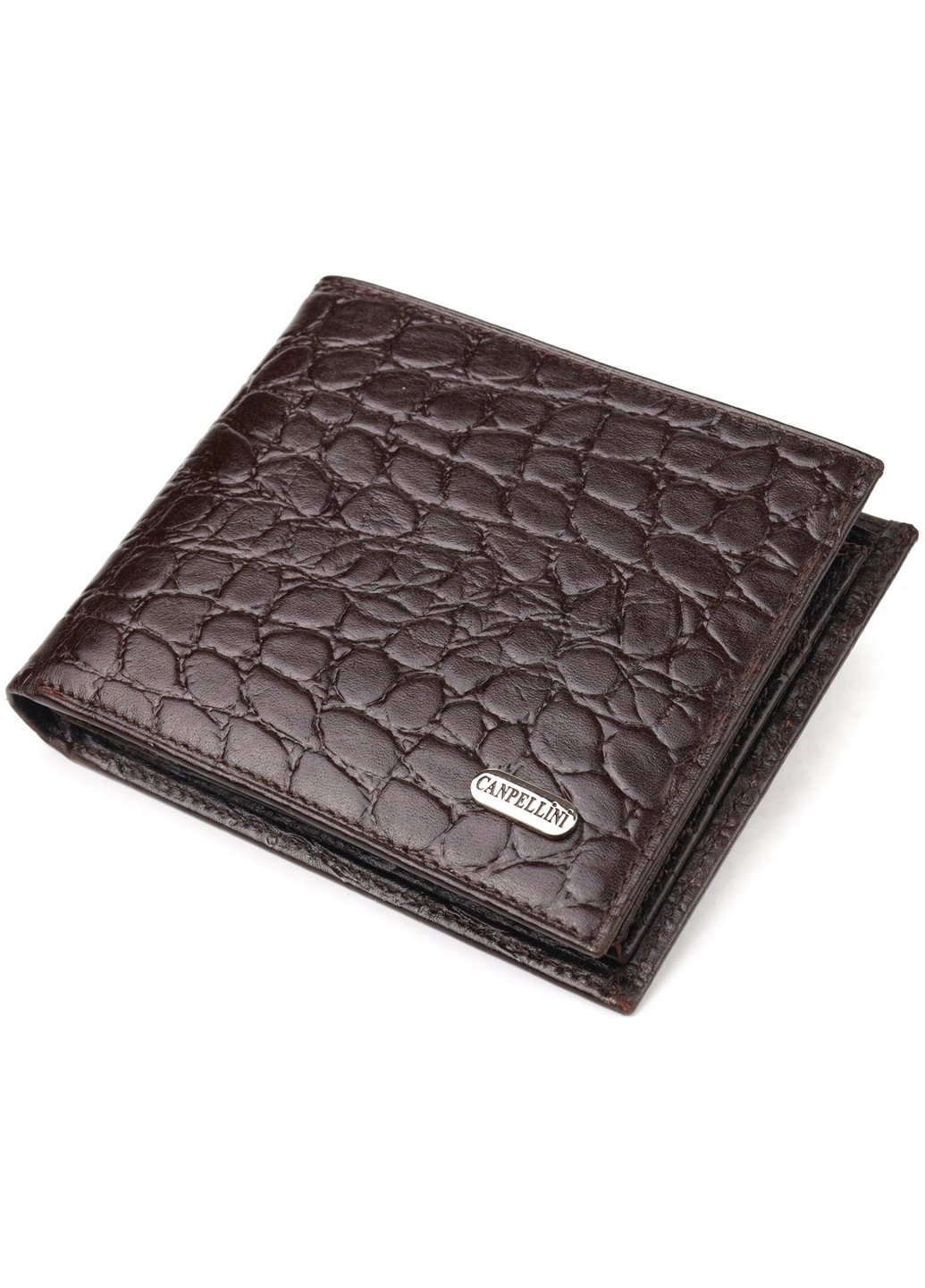 Кошелек кожаный мужской 11,5х9,8х1 см Canpellini (259090586)