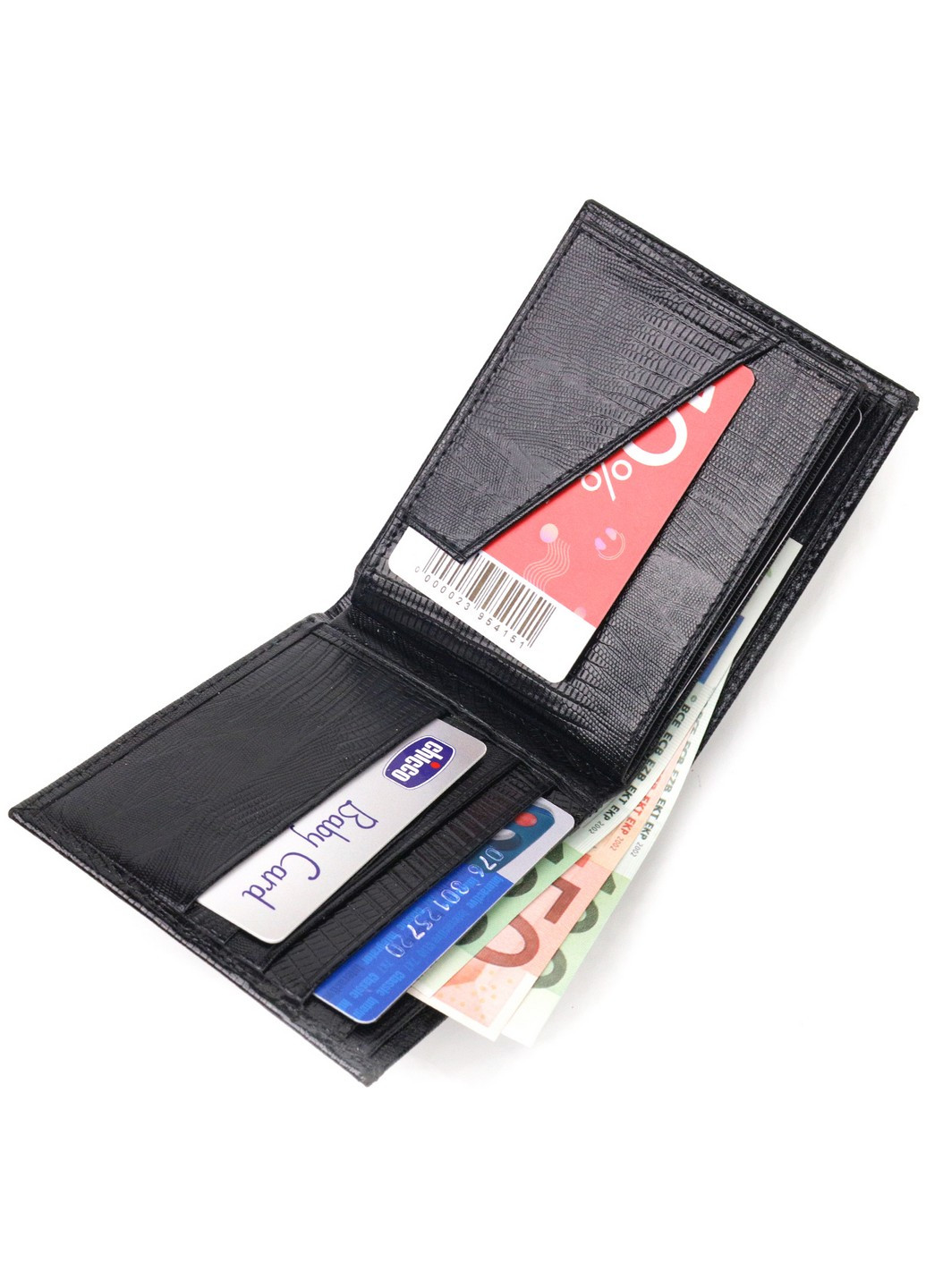 Кошелек кожаный мужской 11,5х9,8х1 см Canpellini (259092583)